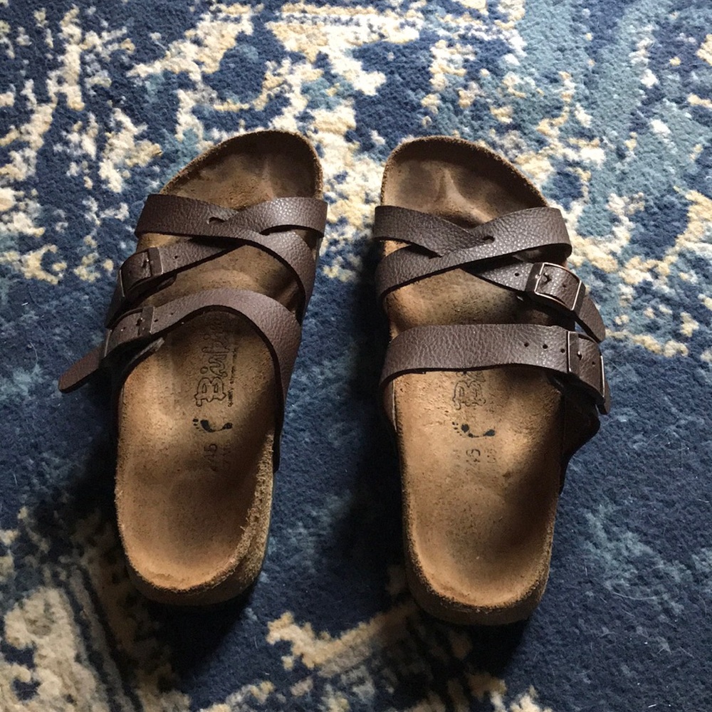 Chocolate brown Birkenstock